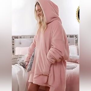 Cozy Pink Oversized Hoodie